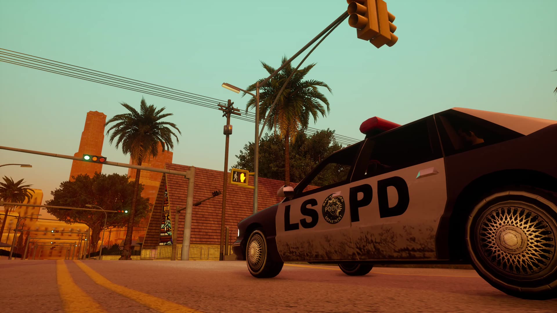 Radiowóz LSPD z bliska